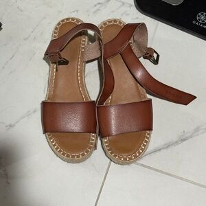 Brown Leather Sandals